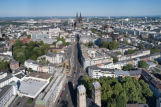 Luftbild von Köln