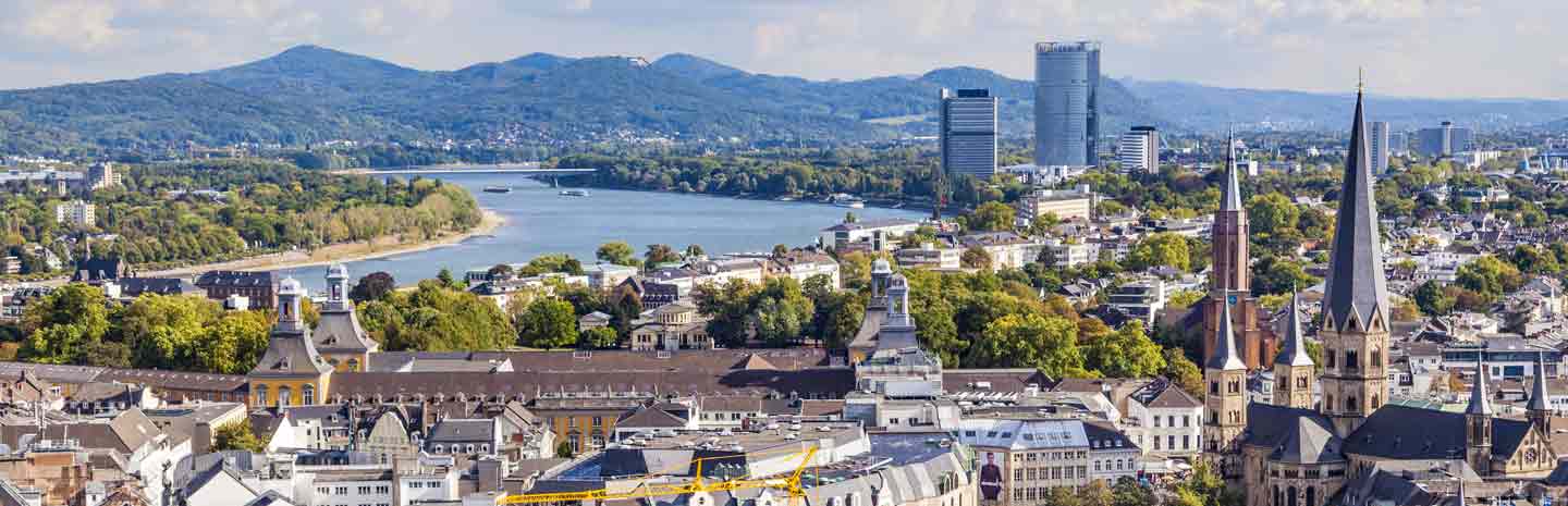 Skyline der Stadt Bonn